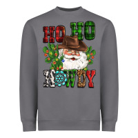 Storm ho ho howdy santa Heavyweight Sweatshirt - CowGirlArtShop