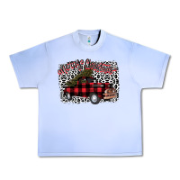 Grape Ice Merry Christmas Truck Urban Heavy Tee - Bettercallsaul
