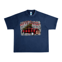 Navy Merry Christmas Truck Urban Heavy Tee - Bettercallsaul
