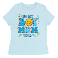 Baby Blue in my boy mom era Ladies Tee - MaliasSmallBusiness