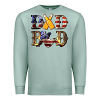 Seafoam American Flag Dad Bod Premium Sweatshirt - LillyAllenDesigns