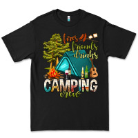 Black fires friends drinks camping crew Premium Tee - NancyCooperArtShop