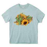 Arona cactus leopard sunflower glitter  patch Heavy Core Tee - AdoDesignShop