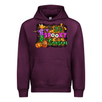 Mauve Wine it's spooky season halloween Urban Hoodie - Artiststas