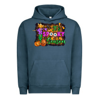 Pigment Midnight Navy it's spooky season halloween Urban Hoodie - Artiststas