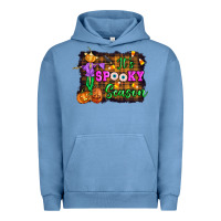 Pigment Pebble Blue it's spooky season halloween Urban Hoodie - Artiststas