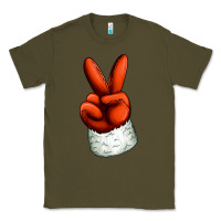 Army Green Christmas peace hand Classic Tee - Jasminsmagicworld