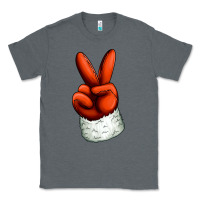 Charcoal Heather Christmas peace hand Classic Tee - Jasminsmagicworld
