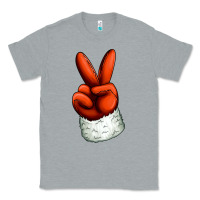 Heather Grey Christmas peace hand Classic Tee - Jasminsmagicworld