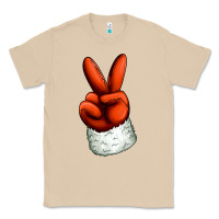 Mushroom Christmas peace hand Classic Tee - Jasminsmagicworld