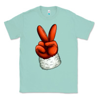 Seafoam Christmas peace hand Classic Tee - Jasminsmagicworld