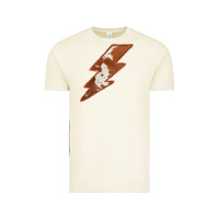 Vintage Arctic Cowhide Patterned Lightning Vintage Tee - Bettercallsaul