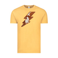 Vintage Mustard Cowhide Patterned Lightning Vintage Tee - Bettercallsaul