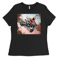 Black born to ride dirty bikes Ladies Tee - MaliasSmallBusiness