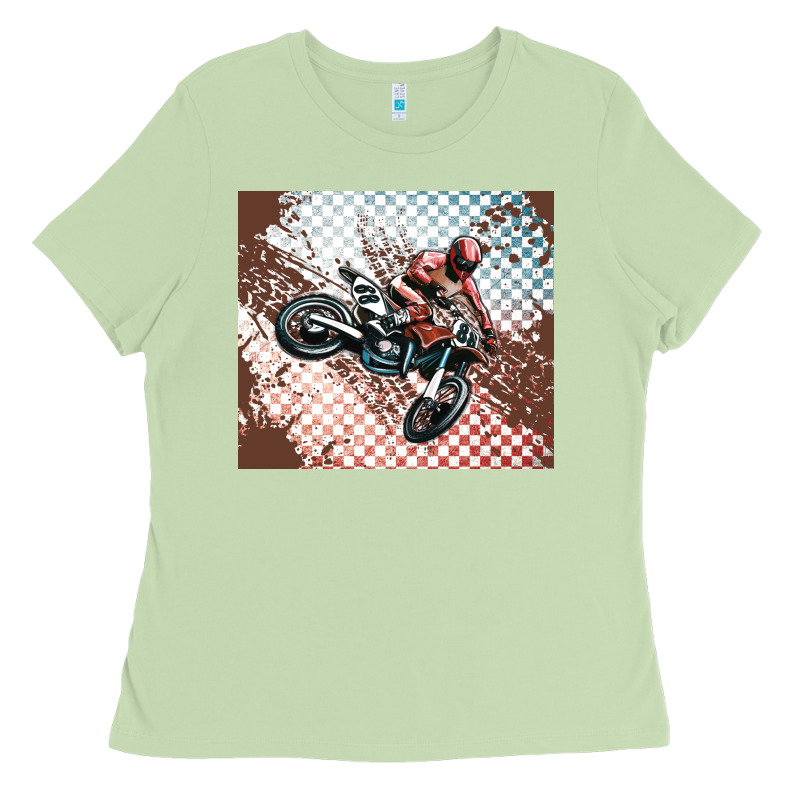Born To Ride Dirty Bikes Ladies Tee by MaliasSmallBusiness | Teevron