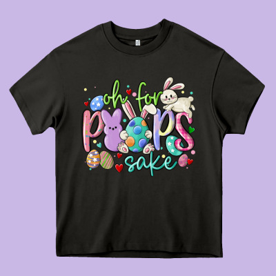 Oh For The Peeps Sake Heavy Core Tee Designed By Maliassmallbusiness