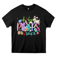 Black oh for the peeps sake Heavy Core Tee - MaliasSmallBusiness