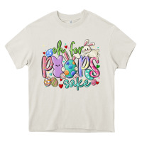 Cream oh for the peeps sake Heavy Core Tee - MaliasSmallBusiness