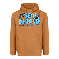 Meerkat Sea World Family Adventure 2025 Heavyweight Hoodie - CowhideDigitalArt