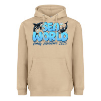 Mushroom Sea World Family Adventure 2025 Heavyweight Hoodie - CowhideDigitalArt