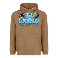 Toasted Coconut Sea World Family Adventure 2025 Heavyweight Hoodie - CowhideDigitalArt