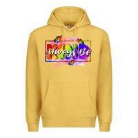 Antique Gold Always be kind Premium Hoodie - FaDigitalArtStudio