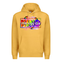 Mustard Always be kind Premium Hoodie - FaDigitalArtStudio