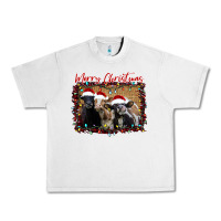 Merry Christmas Cows Urban Heavy Tee | Teevron