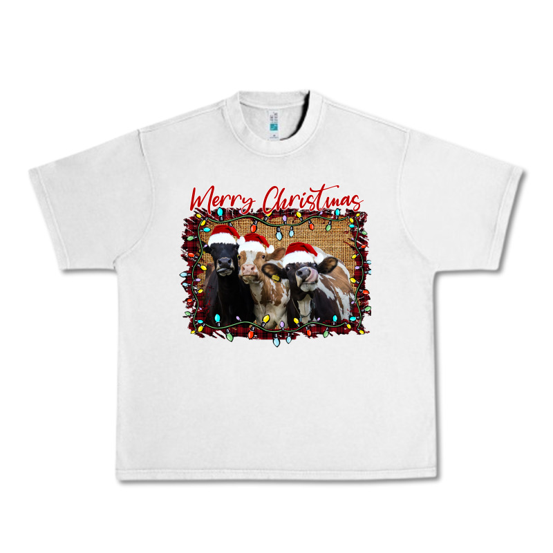 Merry Christmas Cows Urban Heavy Tee by Bettercallsaul | Teevron