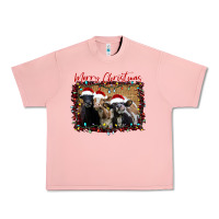 Salmon Merry Christmas Cows Urban Heavy Tee - Bettercallsaul