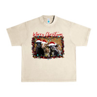 Sandshell Merry Christmas Cows Urban Heavy Tee - Bettercallsaul