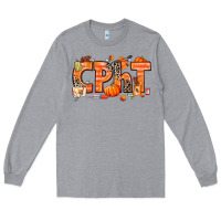 Heather Grey Fall CPHT Pharmacy Technician Long Sleeve Tee - texasbilliewilder