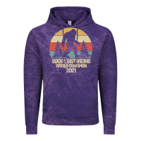 Cloud Purple Bigfoot Social Distancing World Champion Vintage Hoodie - Bettercallsaul