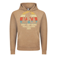Vintage Coffee Bigfoot Social Distancing World Champion Vintage Hoodie - Bettercallsaul