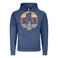 Vintage Denim Bigfoot Social Distancing World Champion Vintage Hoodie - Bettercallsaul