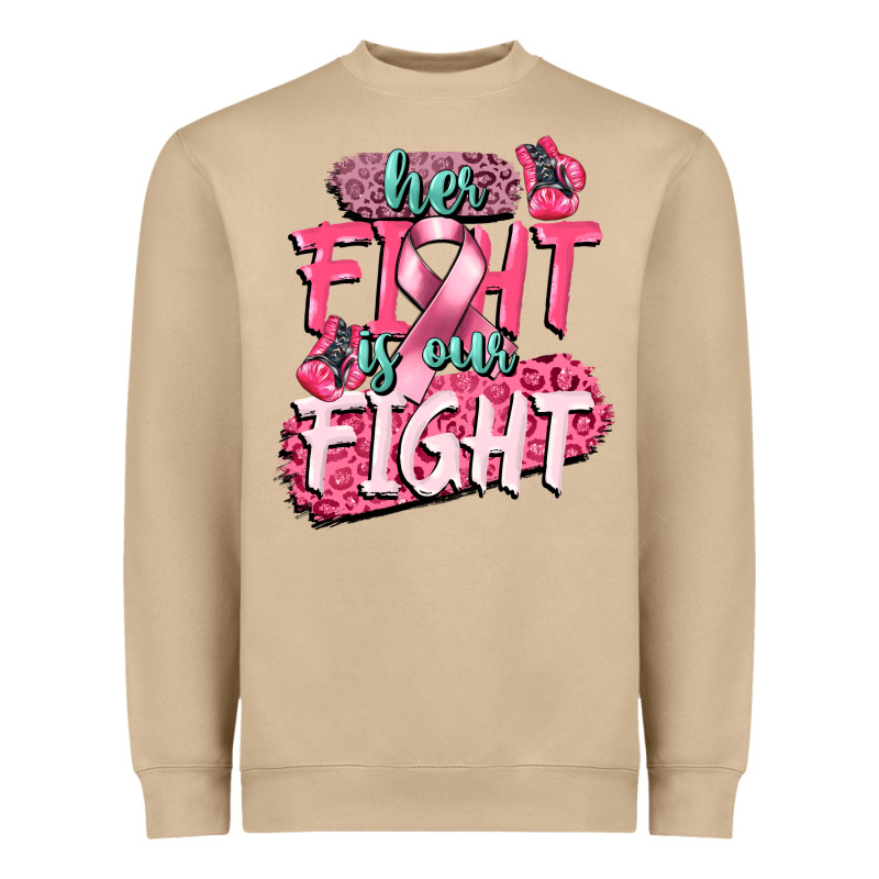Her Fight Is Our Fight Heavyweight Sweatshirt by CowGirlArtShop | Teevron