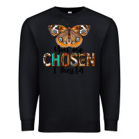 Black You Are Chosen Religious Premium Sweatshirt - LillyAllenDesigns