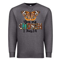 Charcoal Heather You Are Chosen Religious Premium Sweatshirt - LillyAllenDesigns