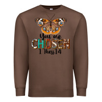 Chestnut You Are Chosen Religious Premium Sweatshirt - LillyAllenDesigns