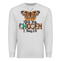 Dove Grey You Are Chosen Religious Premium Sweatshirt - LillyAllenDesigns