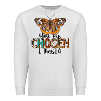 Oatmeal Heather You Are Chosen Religious Premium Sweatshirt - LillyAllenDesigns