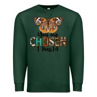 Sports Green You Are Chosen Religious Premium Sweatshirt - LillyAllenDesigns