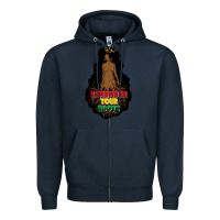 Navy Remember your roots Zipper Hoodie - FaDigitalArtStudio