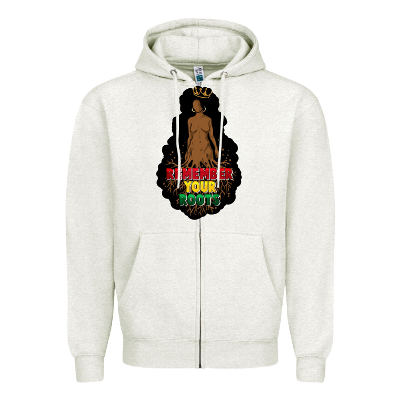 Remember Your Roots Zipper Hoodie by FaDigitalArtStudio | Teevron