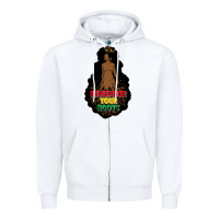 White Remember your roots Zipper Hoodie - FaDigitalArtStudio