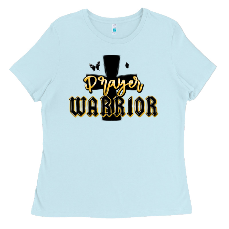 Christian Prayer Warrior Ladies Tee by MaliasSmallBusiness | Teevron