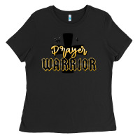 Black christian prayer warrior Ladies Tee - MaliasSmallBusiness