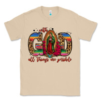 Mushroom with god all things are possible lady of guadalupe Classic Tee - Jasminsmagicworld