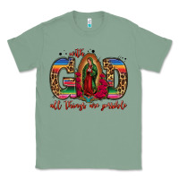Sage with god all things are possible lady of guadalupe Classic Tee - Jasminsmagicworld