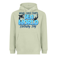 Matcha Whale Hello There Sea World Birthday Boy Heavyweight Hoodie - CowhideDigitalArt